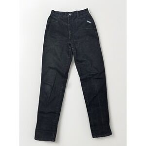 Vintage Rockies Rocky Mountain Jeans Womens 11/12 Black High Rise Western Denim
